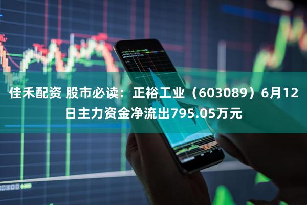 佳禾配资 股市必读：正裕工业（603089）6月12日主力资金净流出795.05万元